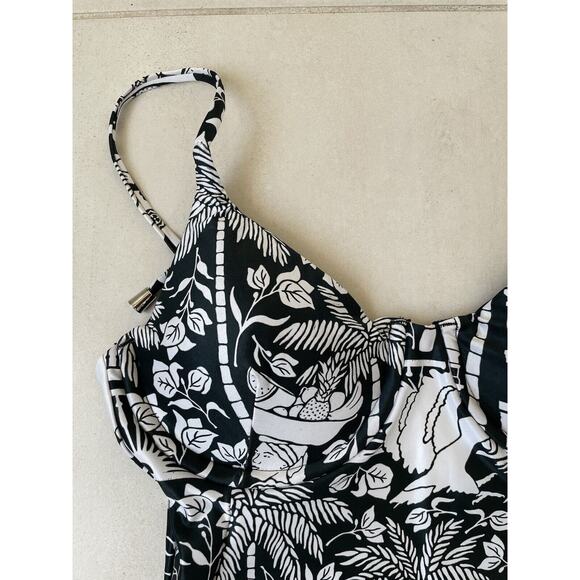 Kenny Flowers Swim One Piece Swimsuit Belted The Medellin Bird - Picture 5 of 12